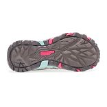 Moab FST Low Waterproof Shoes, Grey/Turq/Pink, dynamic