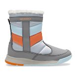 Alpine Puffer Waterproof Boot, Grey/Silver/Turquoise, dynamic