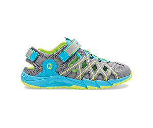 Hydro Quench Sandal, Grey/Turquoise, dynamic