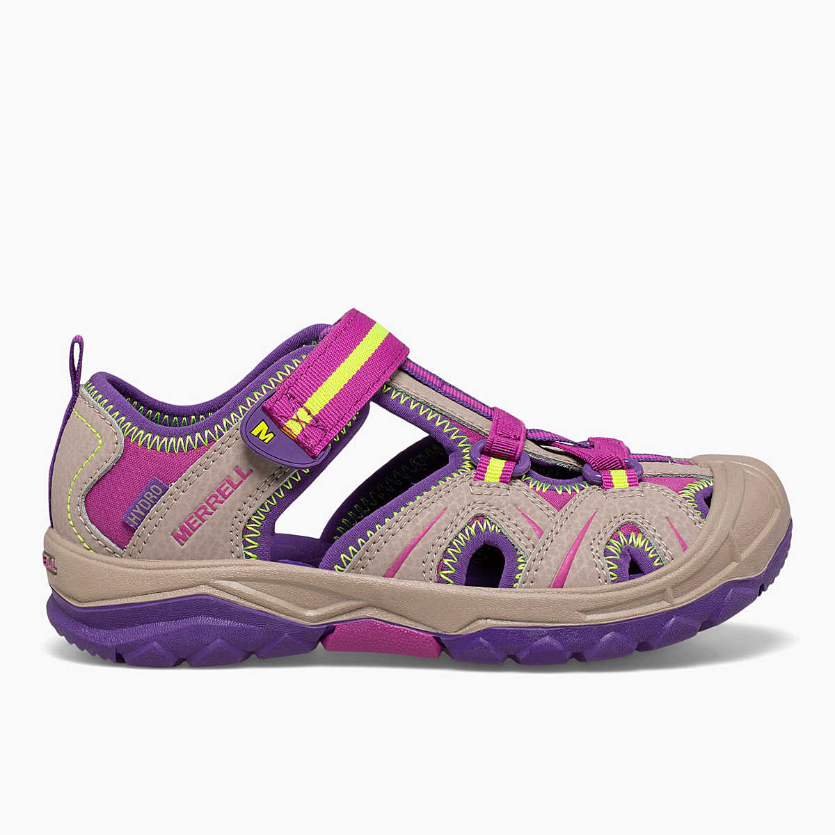 Hydro Sandal, Tan/Purple, dynamic 1