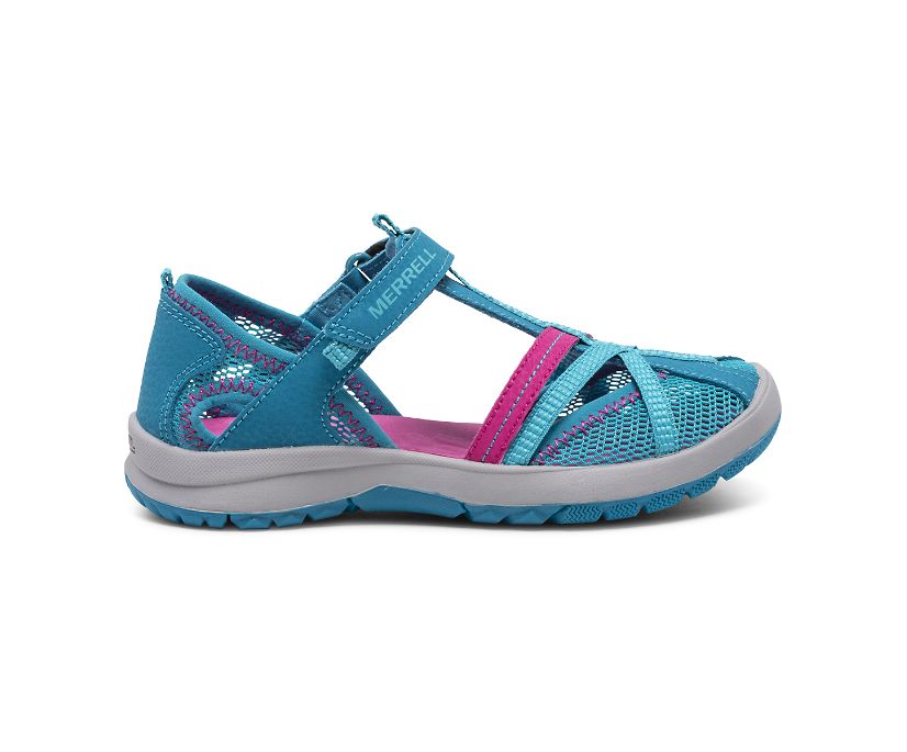 Dragonfly Sandal, Turquoise, dynamic 1