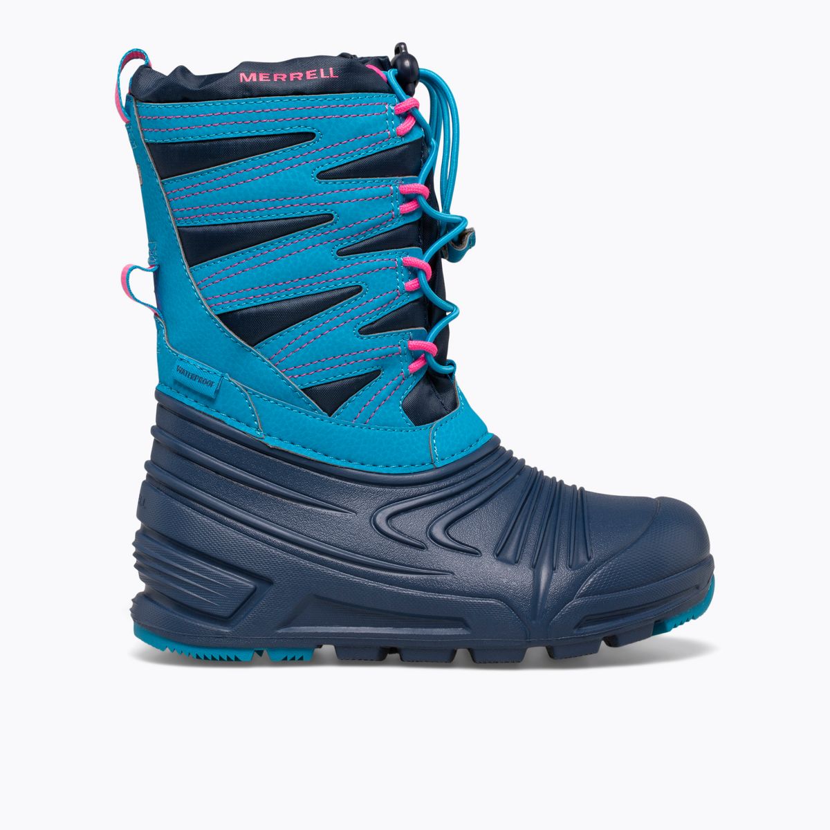 Snow Quest Lite 3.0 Waterproof, Turquoise/Navy, dynamic
