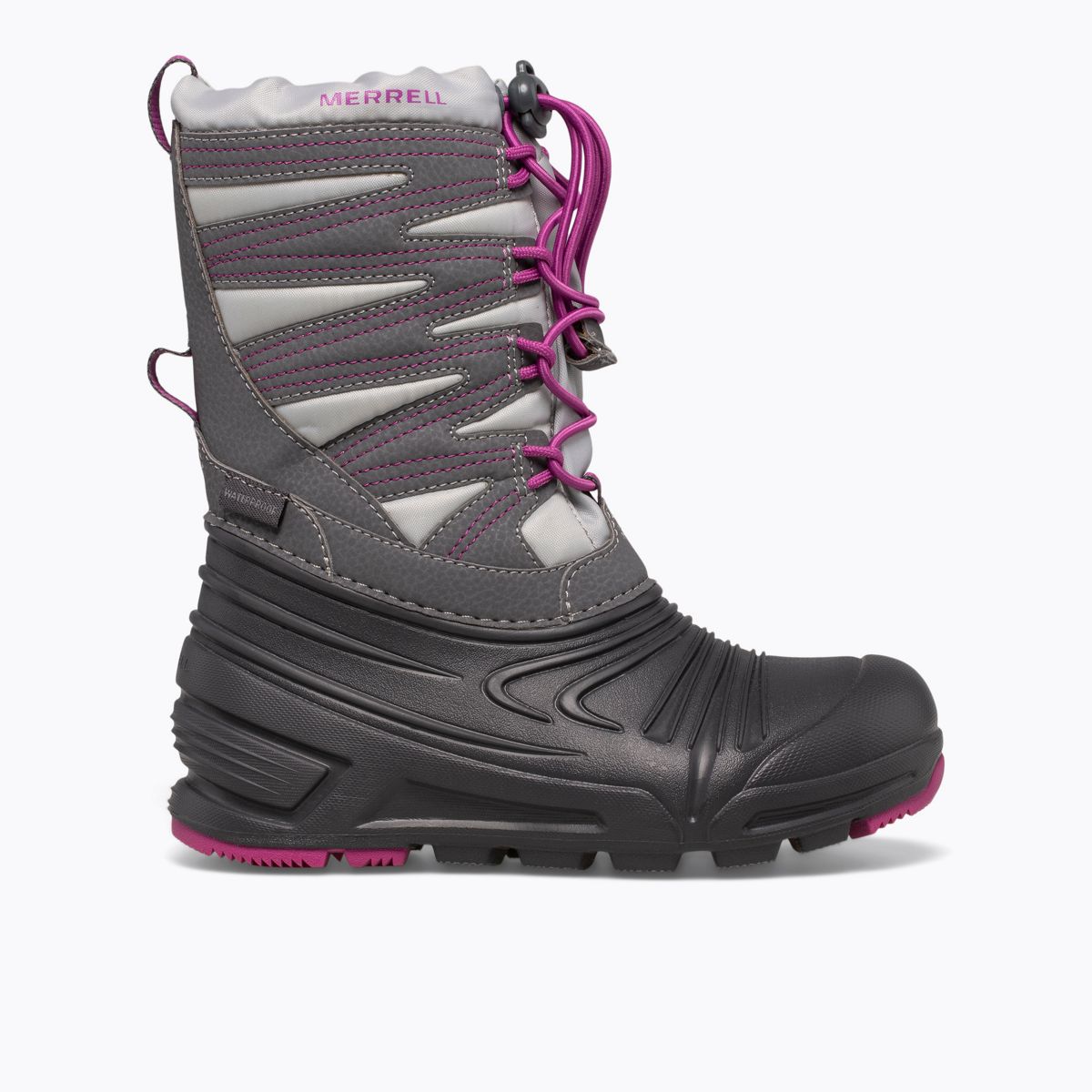 Snow Quest Lite 3.0 Waterproof, Grey/Berry, dynamic