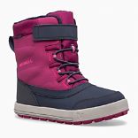 Snow Storm Waterproof Boot, Berry/Navy, dynamic 2