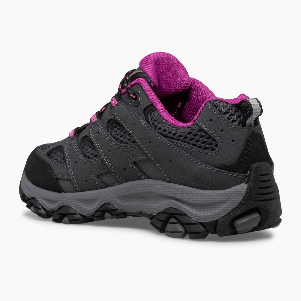 Moab 3 Low Lace Shoe, Granite/Berry, dynamic 4