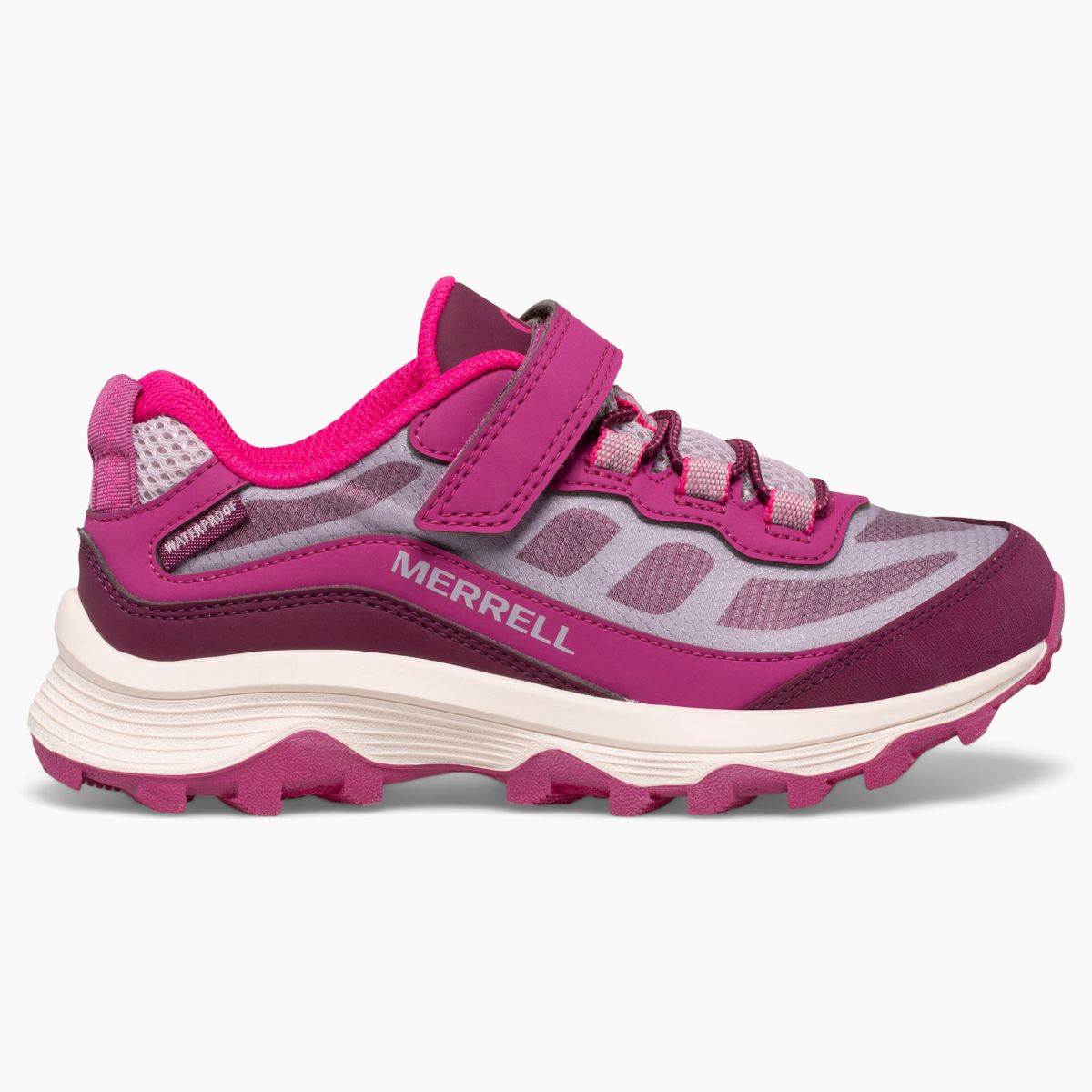 Moab Speed Low A/C Waterproof, Grey/Berry, dynamic 1