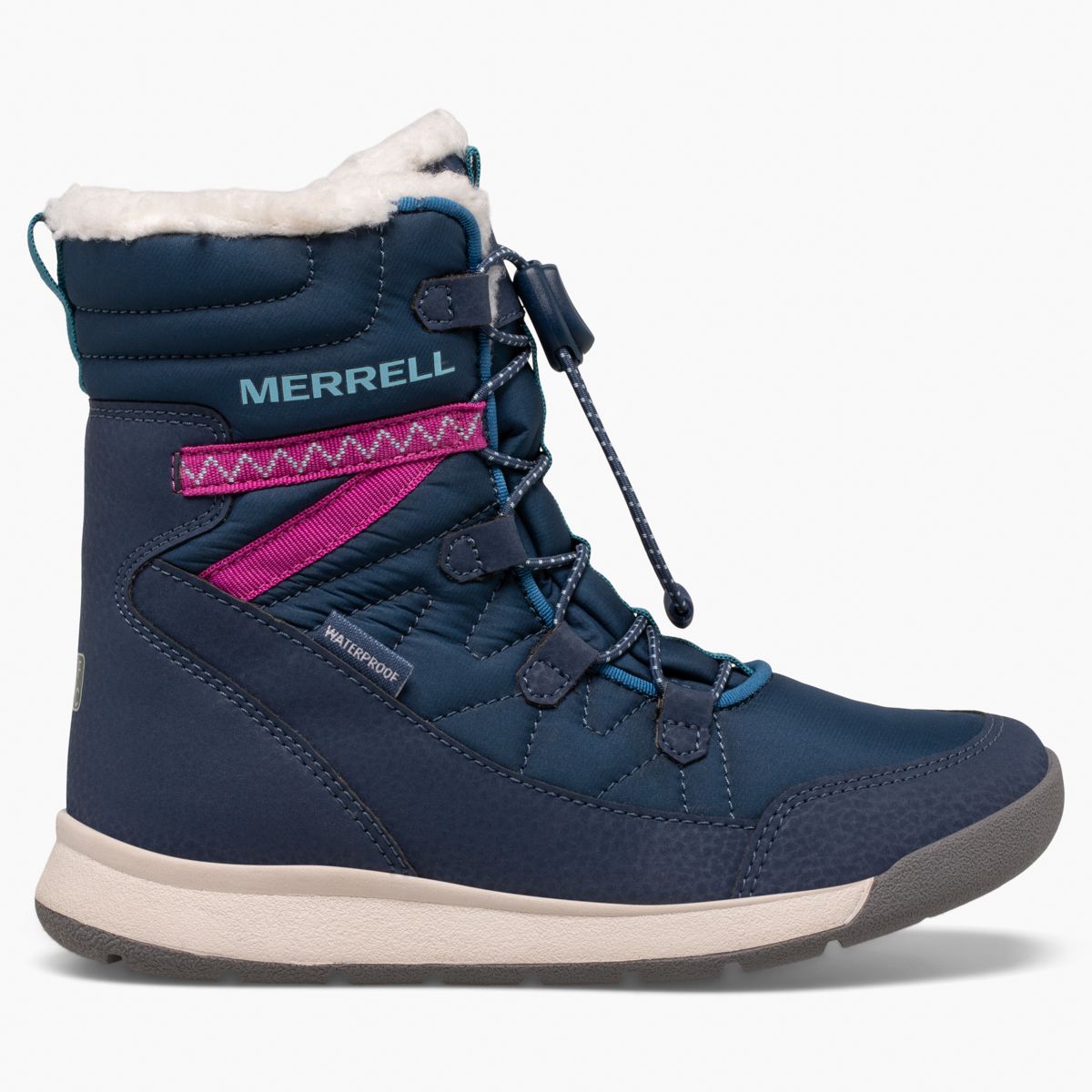 Snow Crush 3.0 Waterproof Boot, Navy/Berry/Teal, dynamic