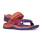Kahuna Web Sandal, Purple/Berry/Coral, dynamic 2