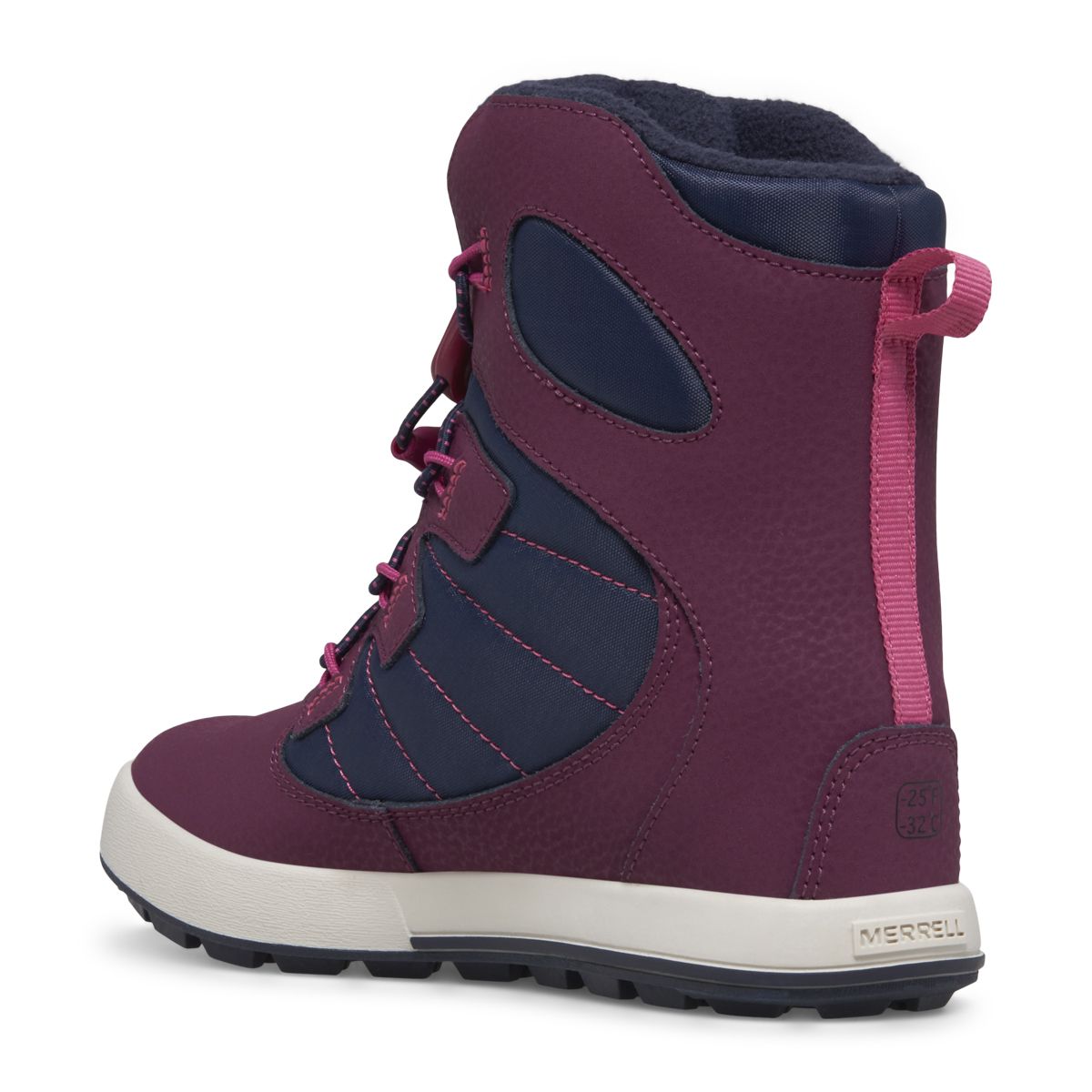 Snow Bank 4.0 Waterproof Boot, Navy/Berry, dynamic 4