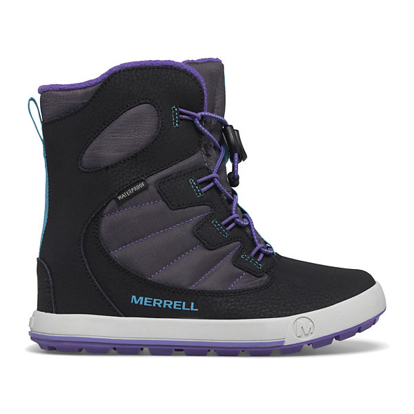 Snow Bank 4.0 Waterproof Boot, Black/Purple/Turquoise, dynamic