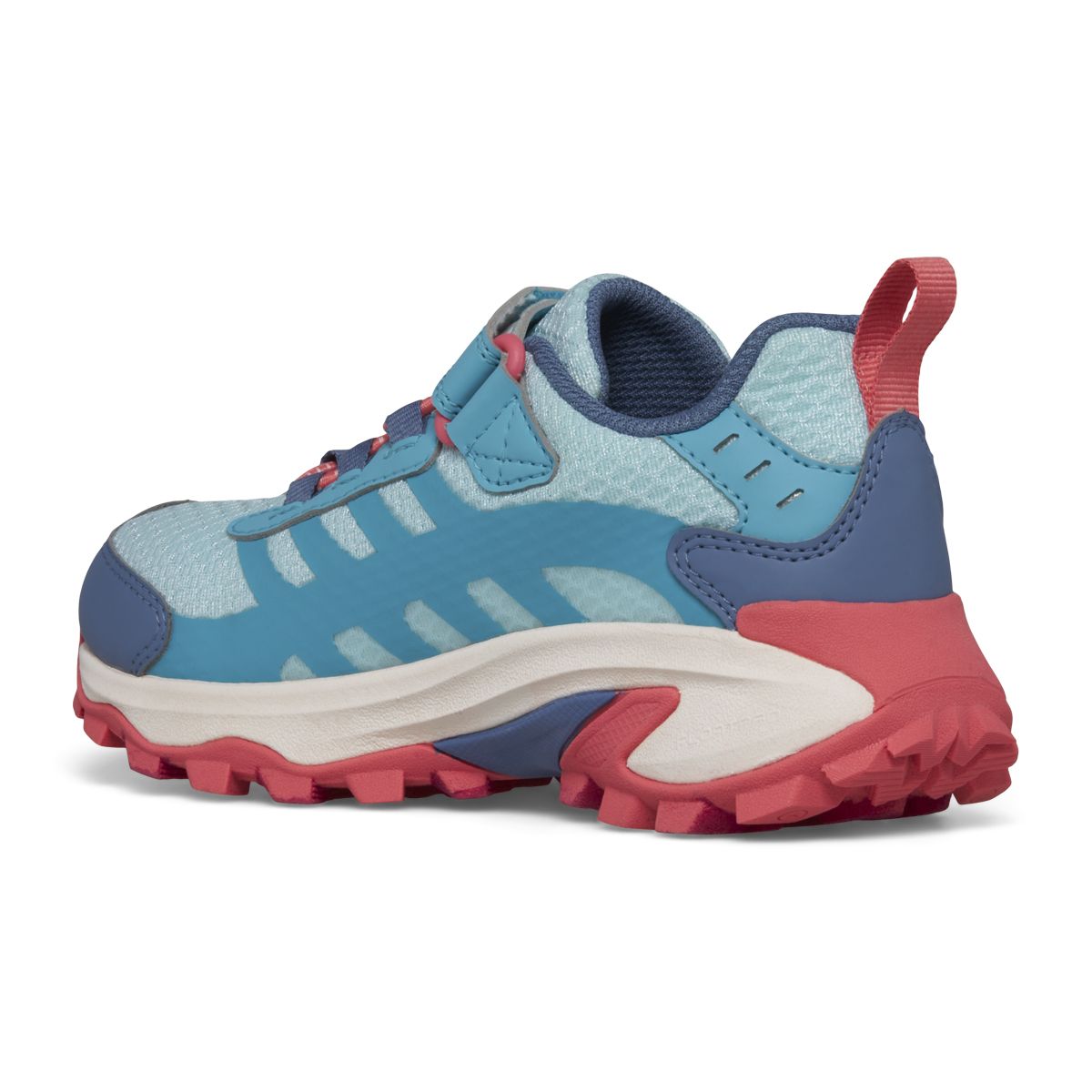 Moab Speed 2 Low A/C Waterproof, Turquoise/Coral, dynamic 4