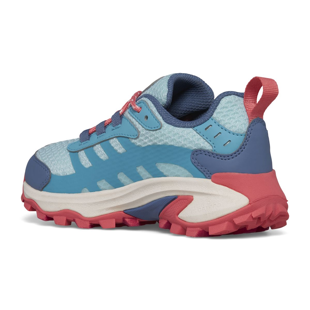 Moab Speed 2 Low Waterproof, Turquoise/Coral, dynamic 4