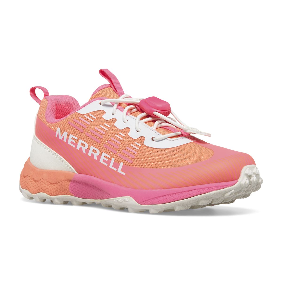 Agility Peak, Pink/Orange/White, dynamic 2