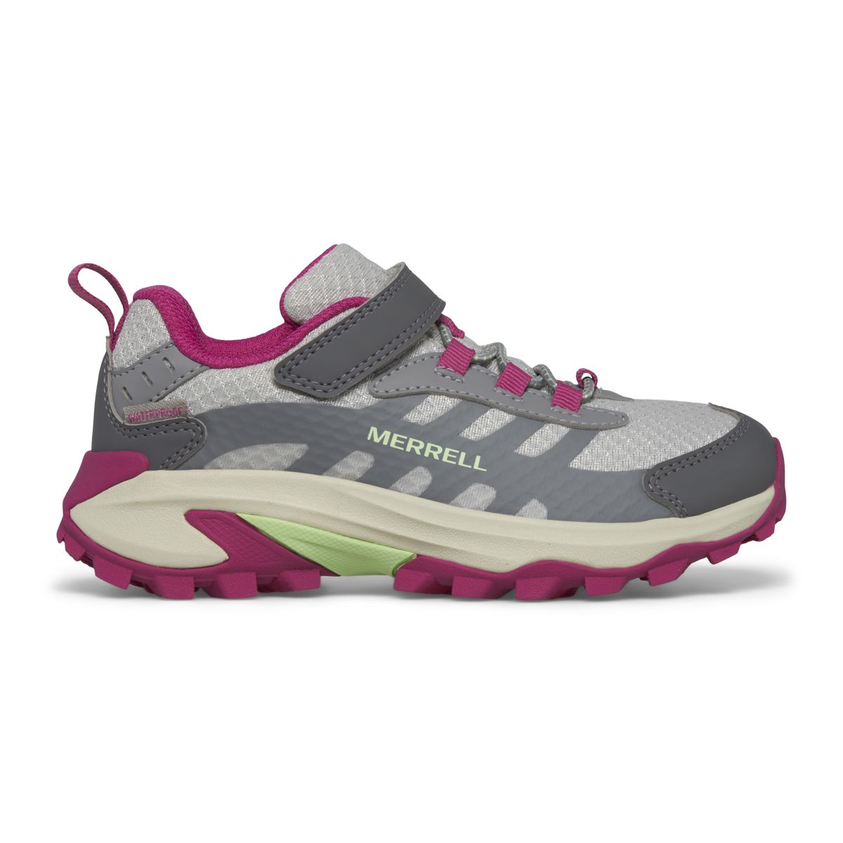 Moab Speed 2 Low A/C Waterproof, Grey/Berry/Mint, dynamic