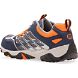 Moab FST Low Waterproof Shoes, Navy/Grey/Orange, dynamic 5