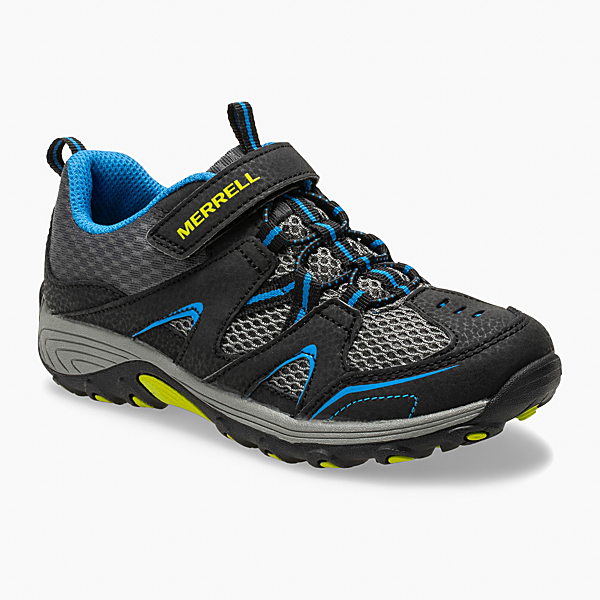 Trail Chaser Shoe, Black/Blue, dynamic