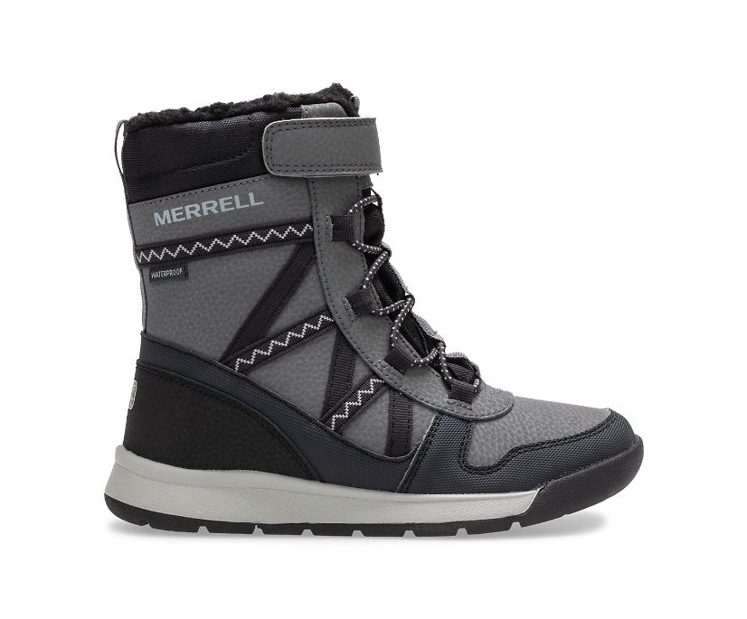 Snow Crush 2.0 Waterproof Boot, Black/Grey, dynamic