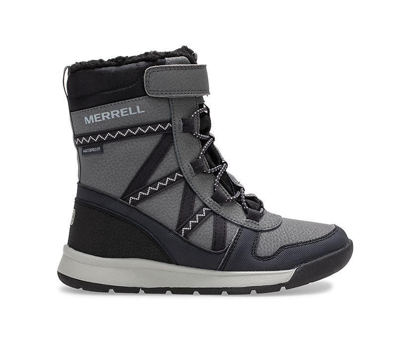 Snow Crush 2.0 Waterproof Boot, Black/Grey, dynamic 1