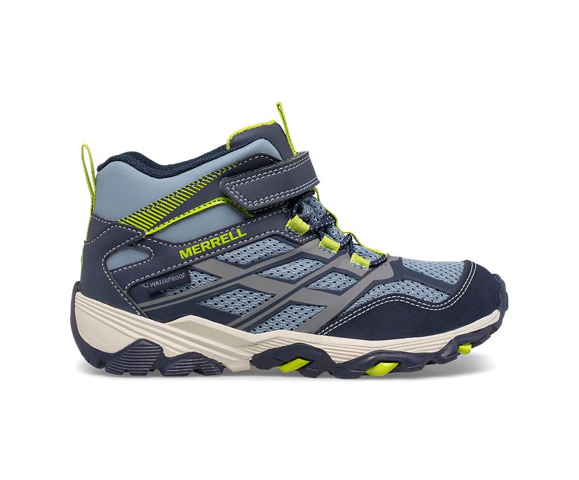 Moab FST Mid A/C Waterproof Boot, Navy/China Blue, dynamic 1