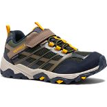 Moab FST Low A/C Waterproof Sneaker, Navy/Taupe/Olive, dynamic