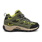 Moab 2 Mid Waterproof Boot, Green/Lime, dynamic 1