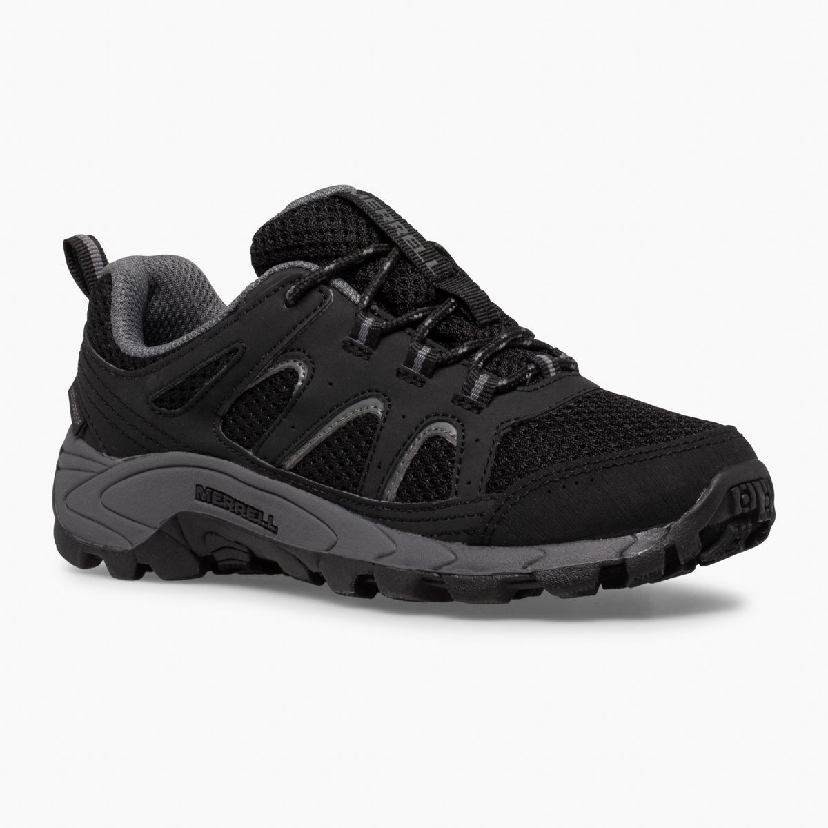 Oakcreek Low Lace Waterproof Sneaker, Black/Grey, dynamic 2