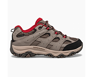 Moab 3 Low Lace Waterproof Sneaker, Boulder Red, dynamic