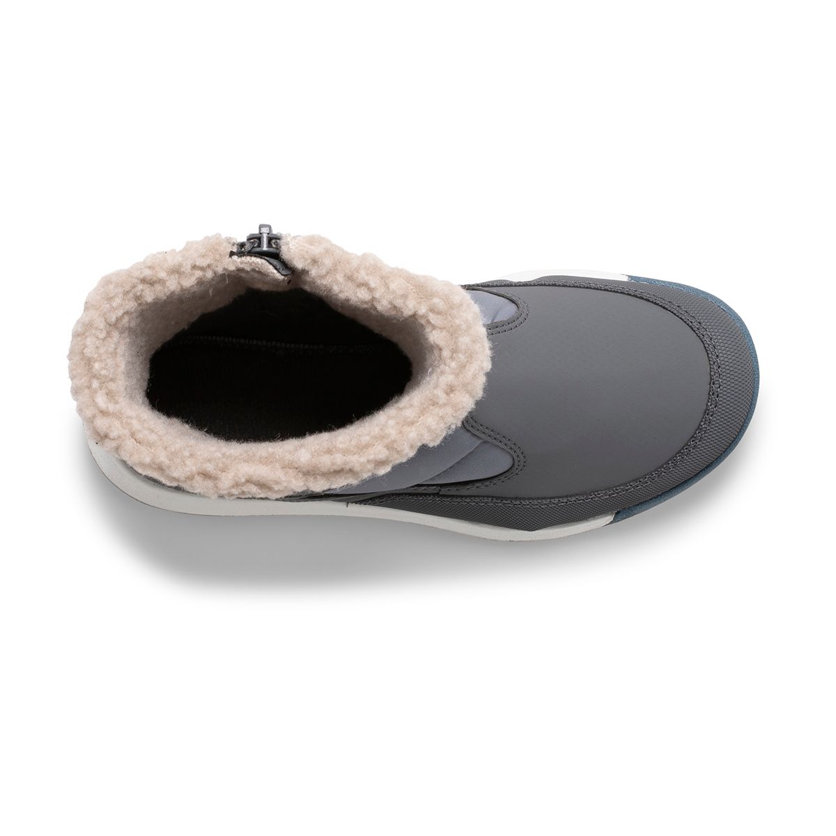 Alpine Puffer Waterproof Boot, Grey/Navy, dynamic 5