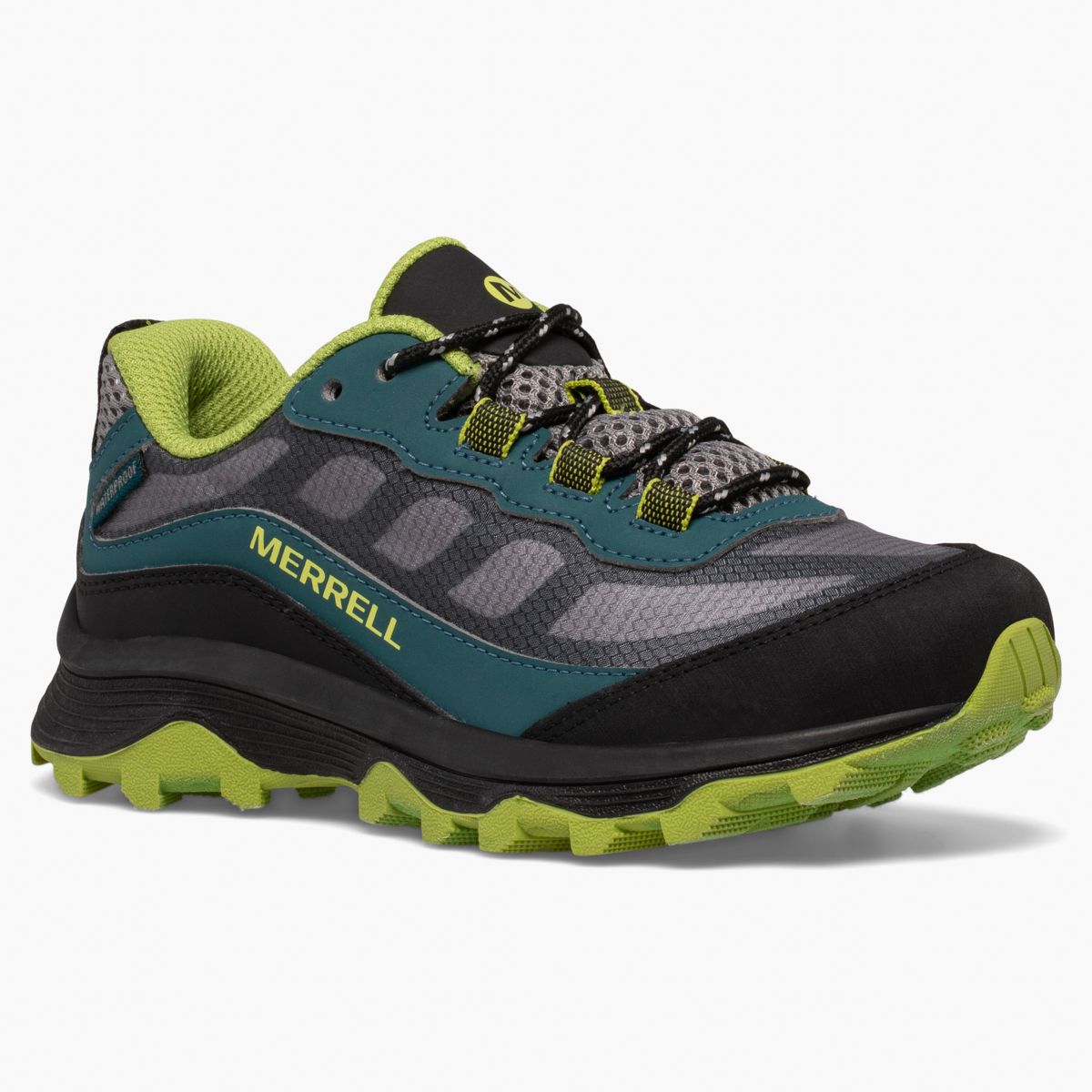 Moab Speed Low Waterproof, Deep Green/Black, dynamic 2