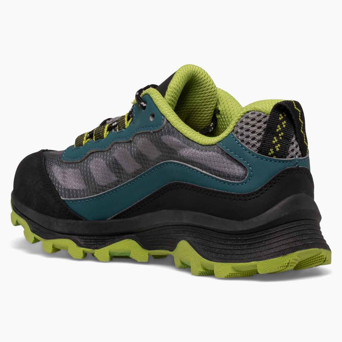 Moab Speed Low Waterproof, Deep Green/Black, dynamic 3