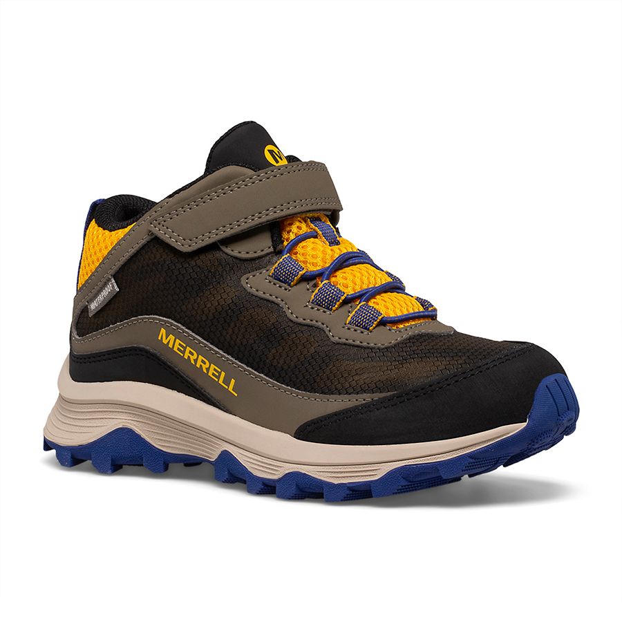 Moab Speed Mid A/C Waterproof, Cobalt/Gold, dynamic 1