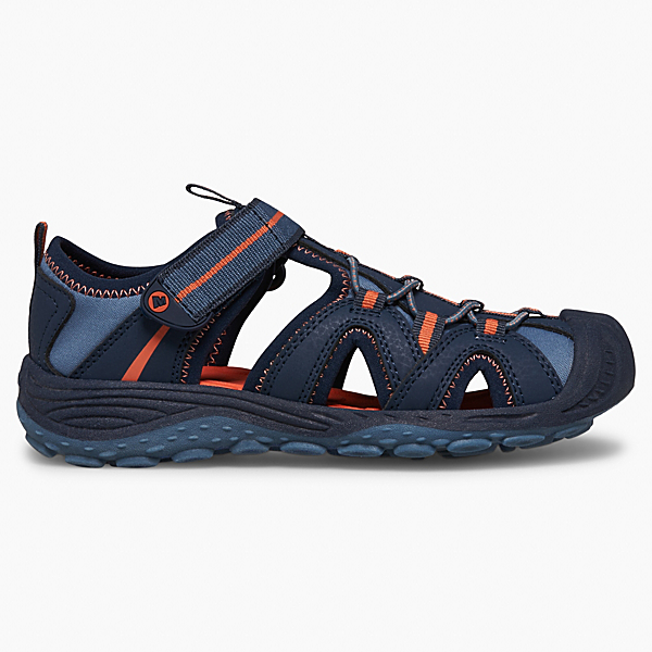 Hydro 2 Sandal, Navy/Orange, dynamic