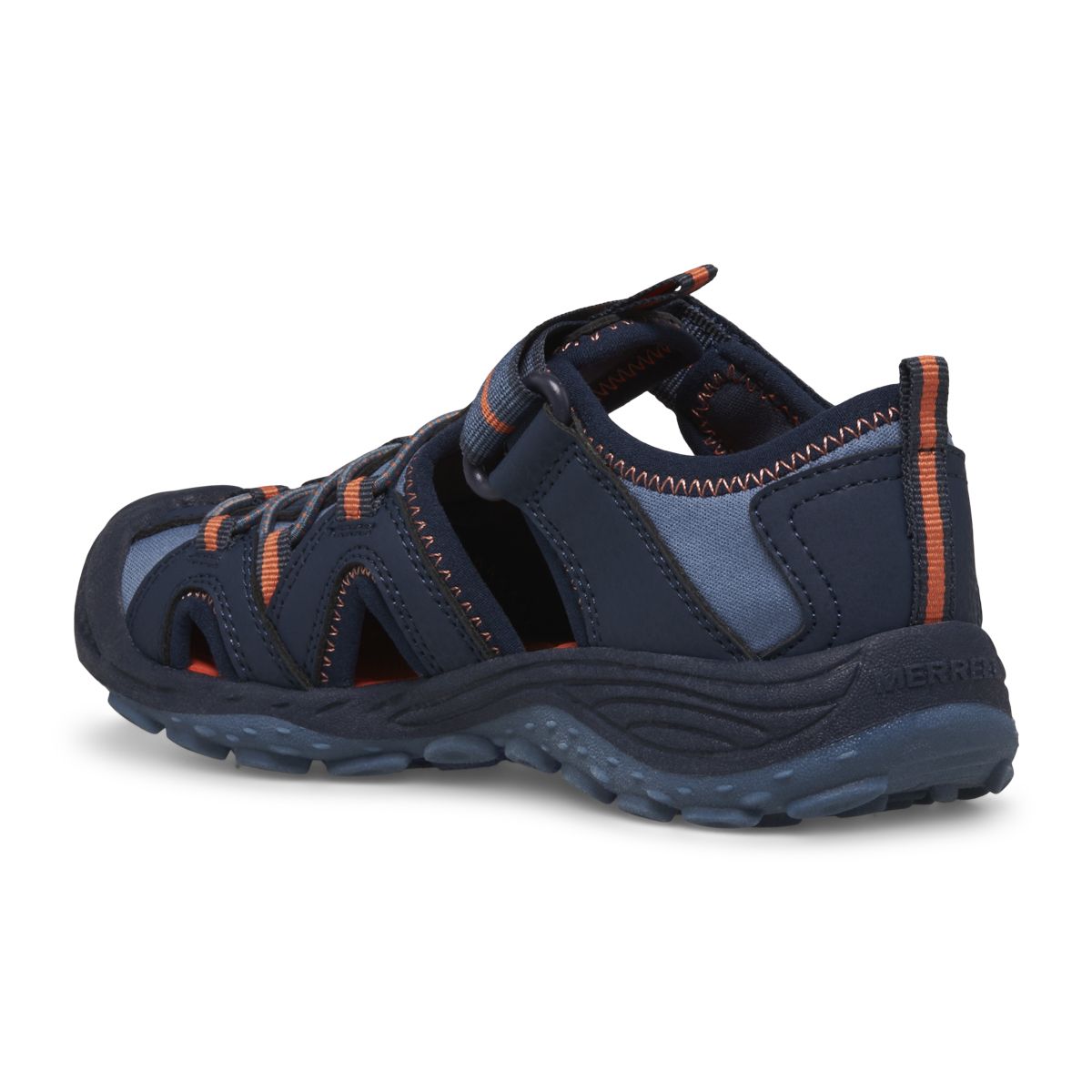 Hydro 2 Sandal, Navy/Orange, dynamic 4