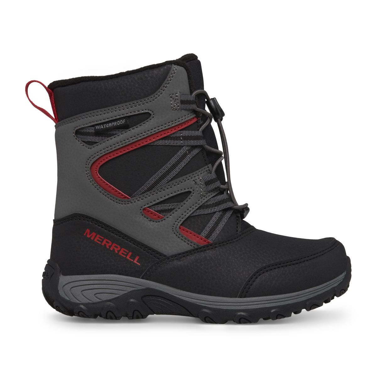 Outback Snow Boot 2.0 Waterproof, Grey/Black/Red, dynamic 1