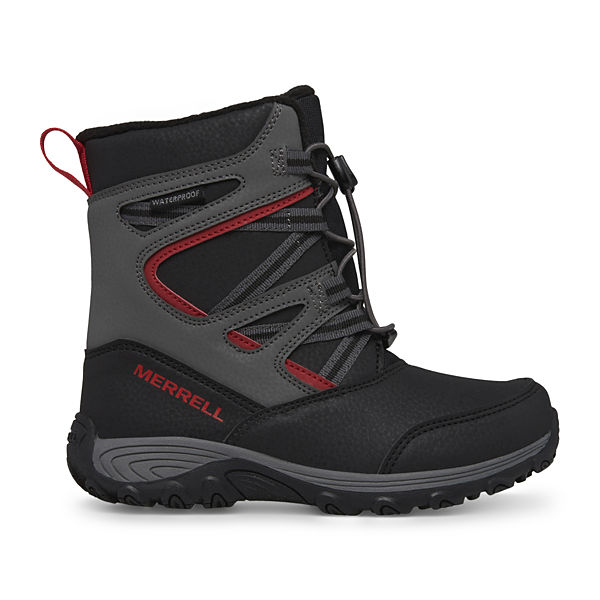 Outback Snow Boot 2.0 Waterproof, Grey/Black/Red, dynamic