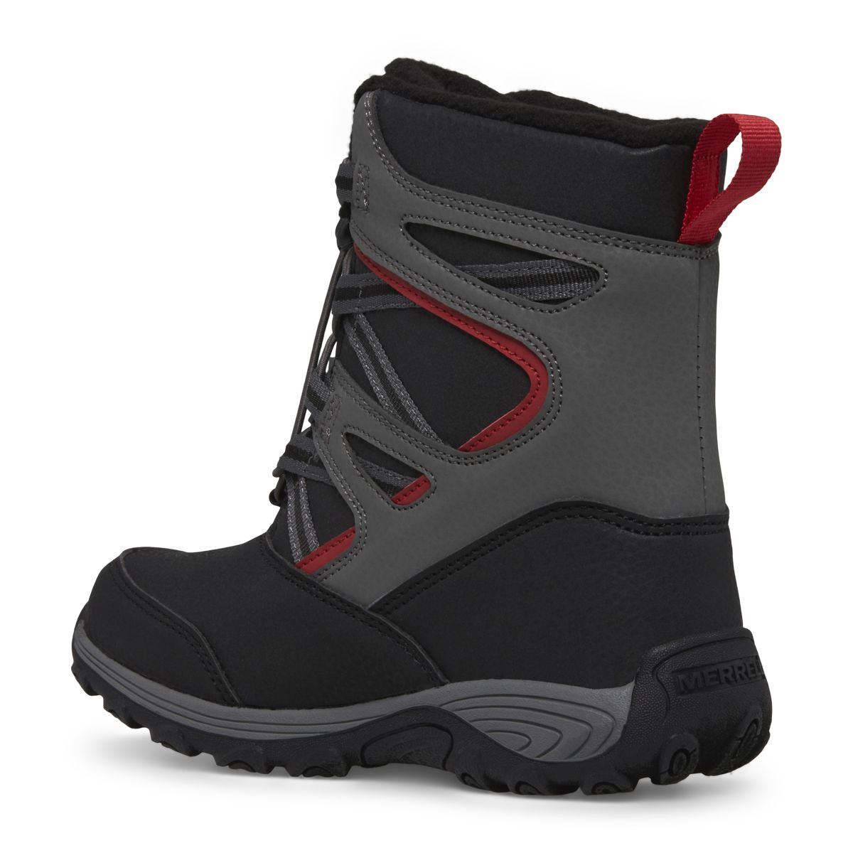 Outback Snow Boot 2.0 Waterproof, Grey/Black/Red, dynamic 5