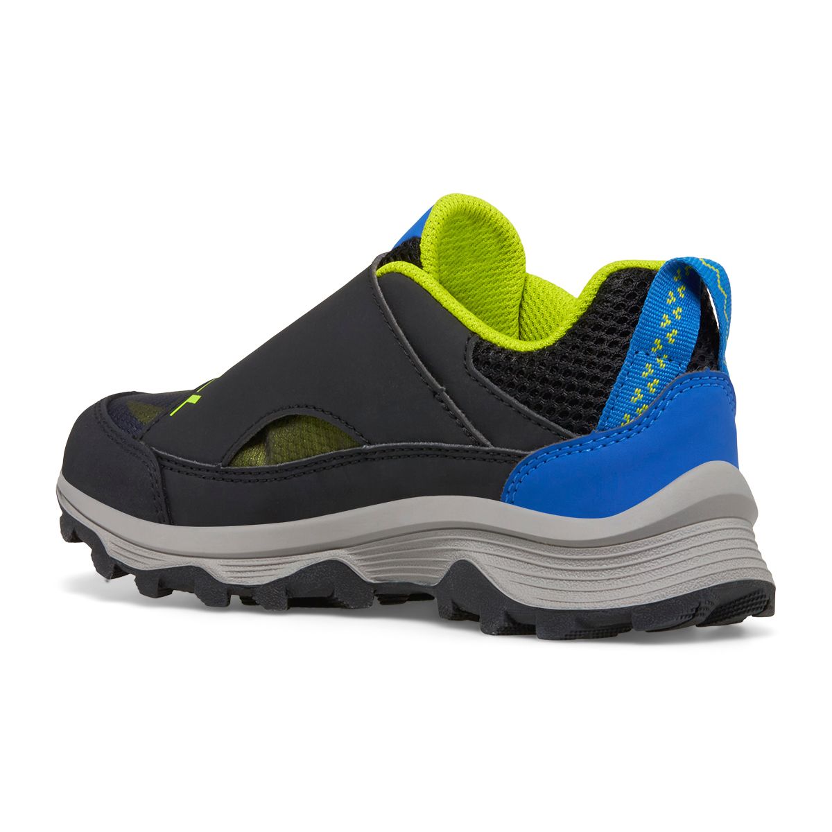 Moab Speed Low ZipTrek&trade; Waterproof, Black/Blue/Lime, dynamic 4