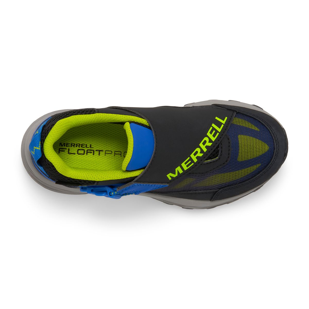 Moab Speed Low ZipTrek&trade; Waterproof, Black/Blue/Lime, dynamic 3