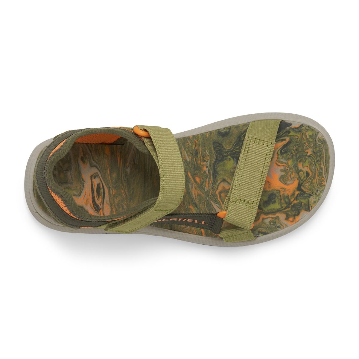 Kahuna Web Sandal 2.0, Olive/Orange, dynamic 3