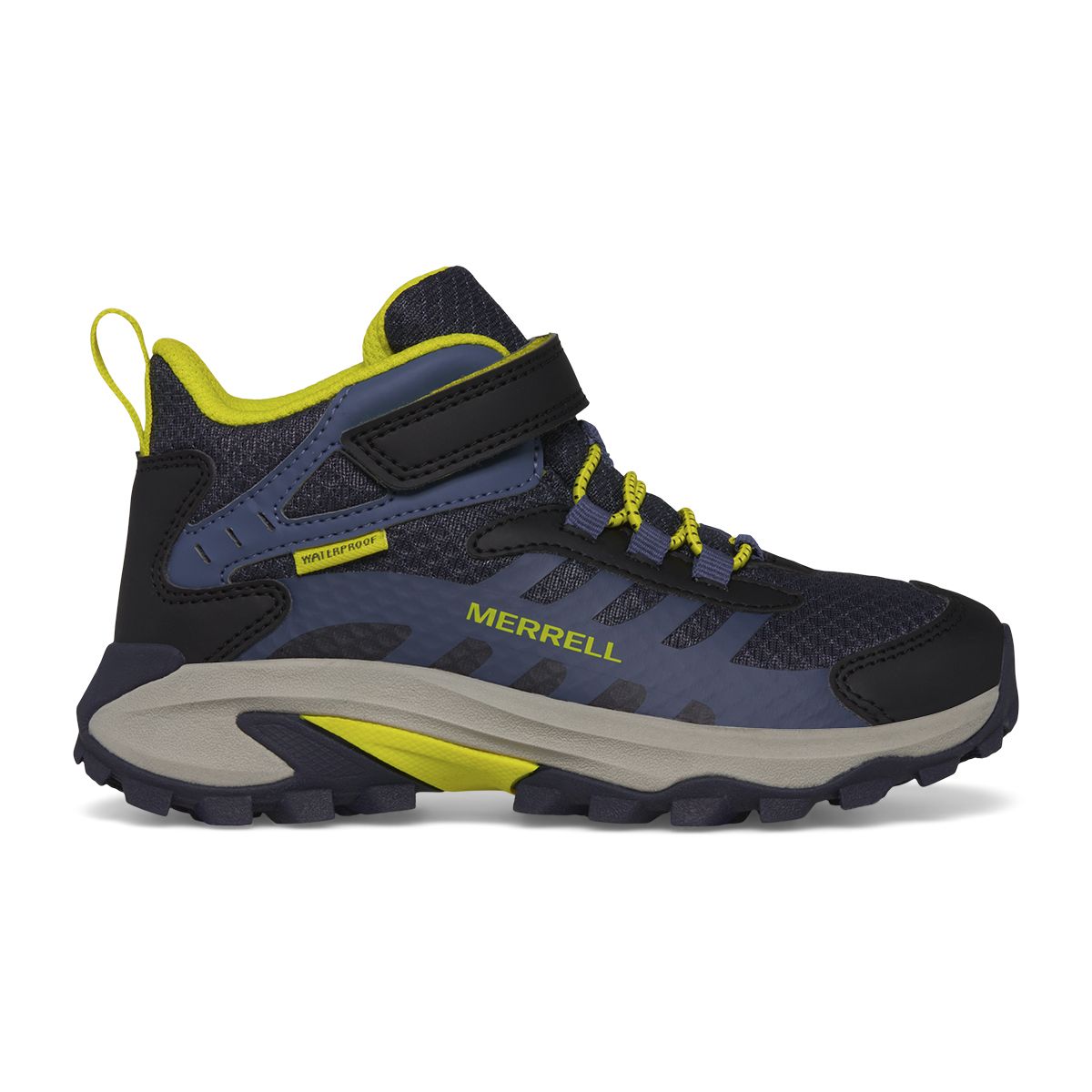 Moab Speed Mid 2 A/C Waterproof, Navy/Hi Vis, dynamic 1