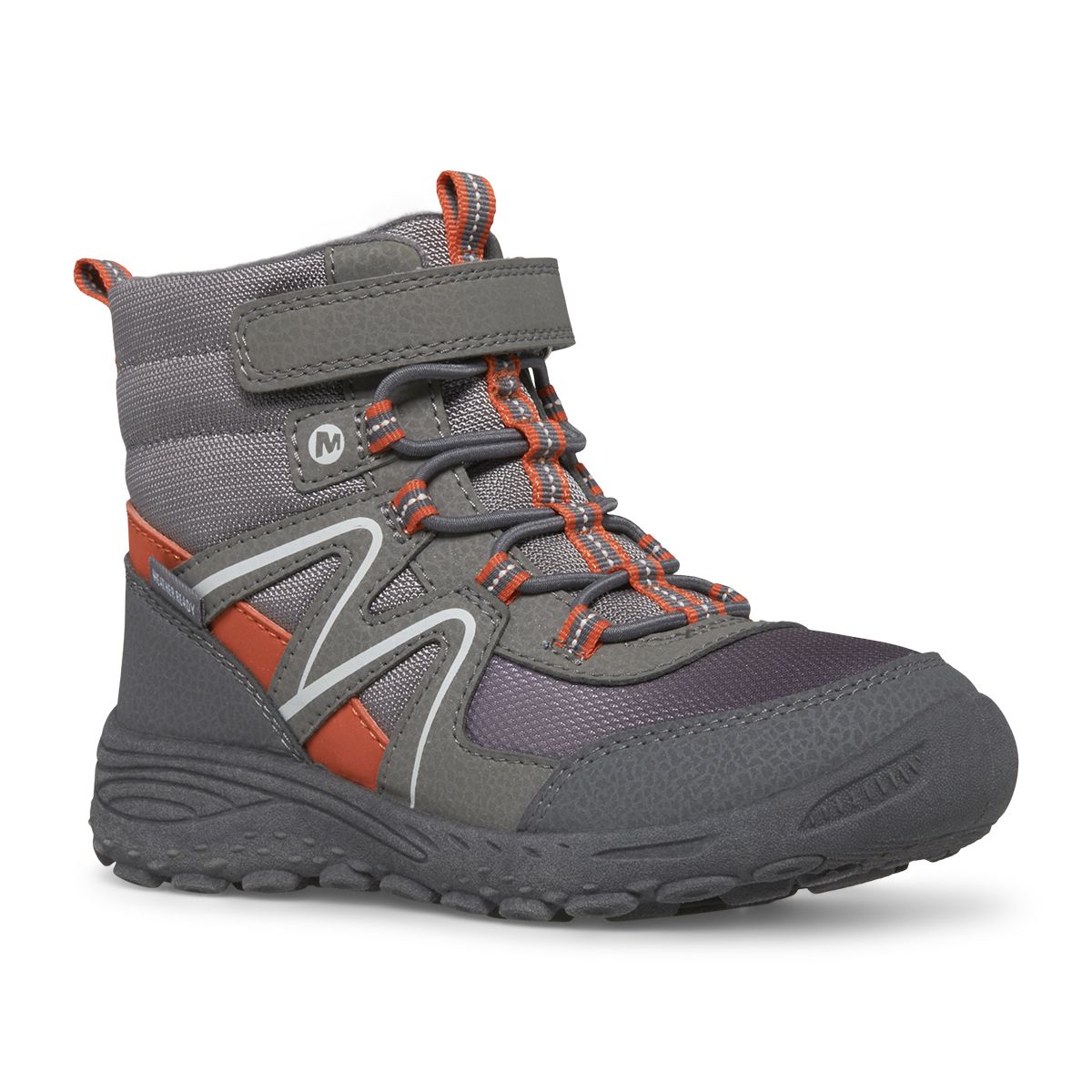 Polar Trekker Boot, Gunsmoke/Orange, dynamic 2