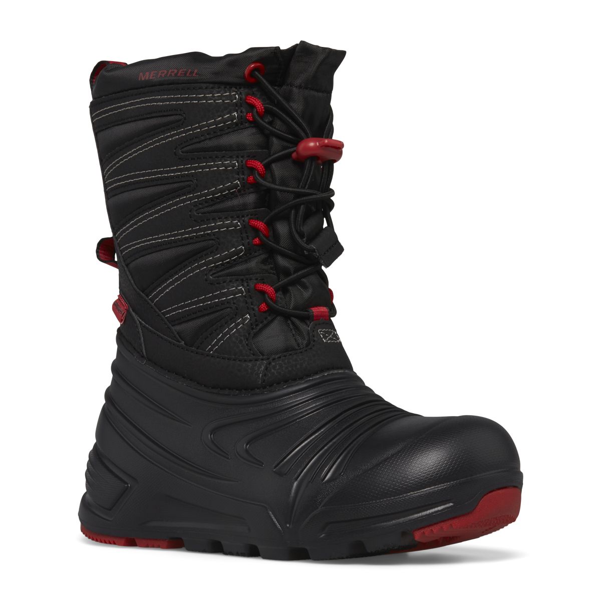 Snow Quest Lite 3.0 Waterproof, Black/Grey/Red, dynamic 4