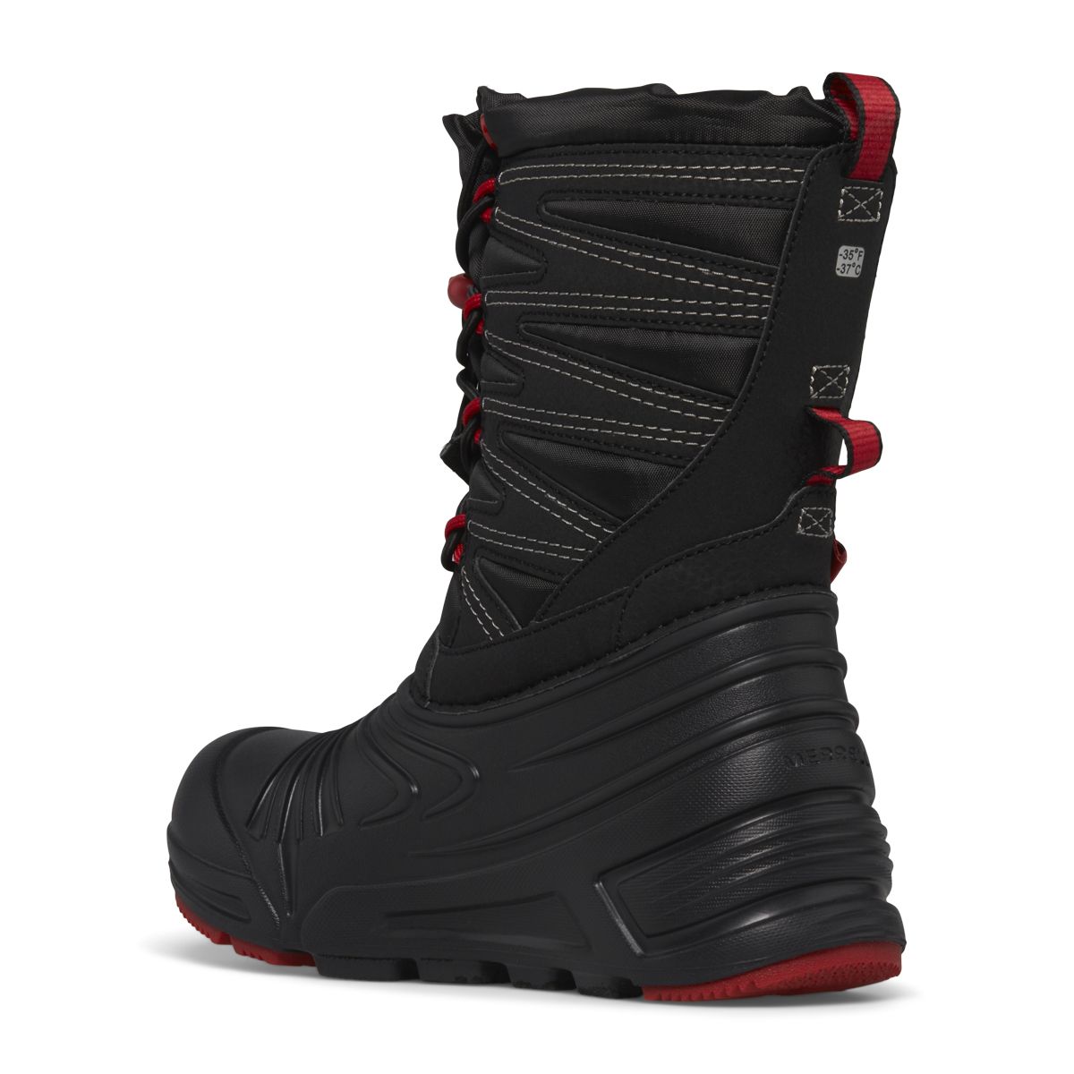 Snow Quest Lite 3.0 Waterproof, Black/Grey/Red, dynamic 5