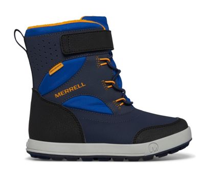 Merrell Snow Storm 3.0 Waterproof Boot, Blue/Black/Orange