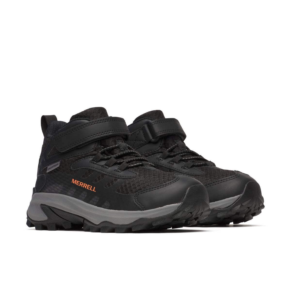 Moab Speed Mid 2 A/C Waterproof, Black/Orange, dynamic 2