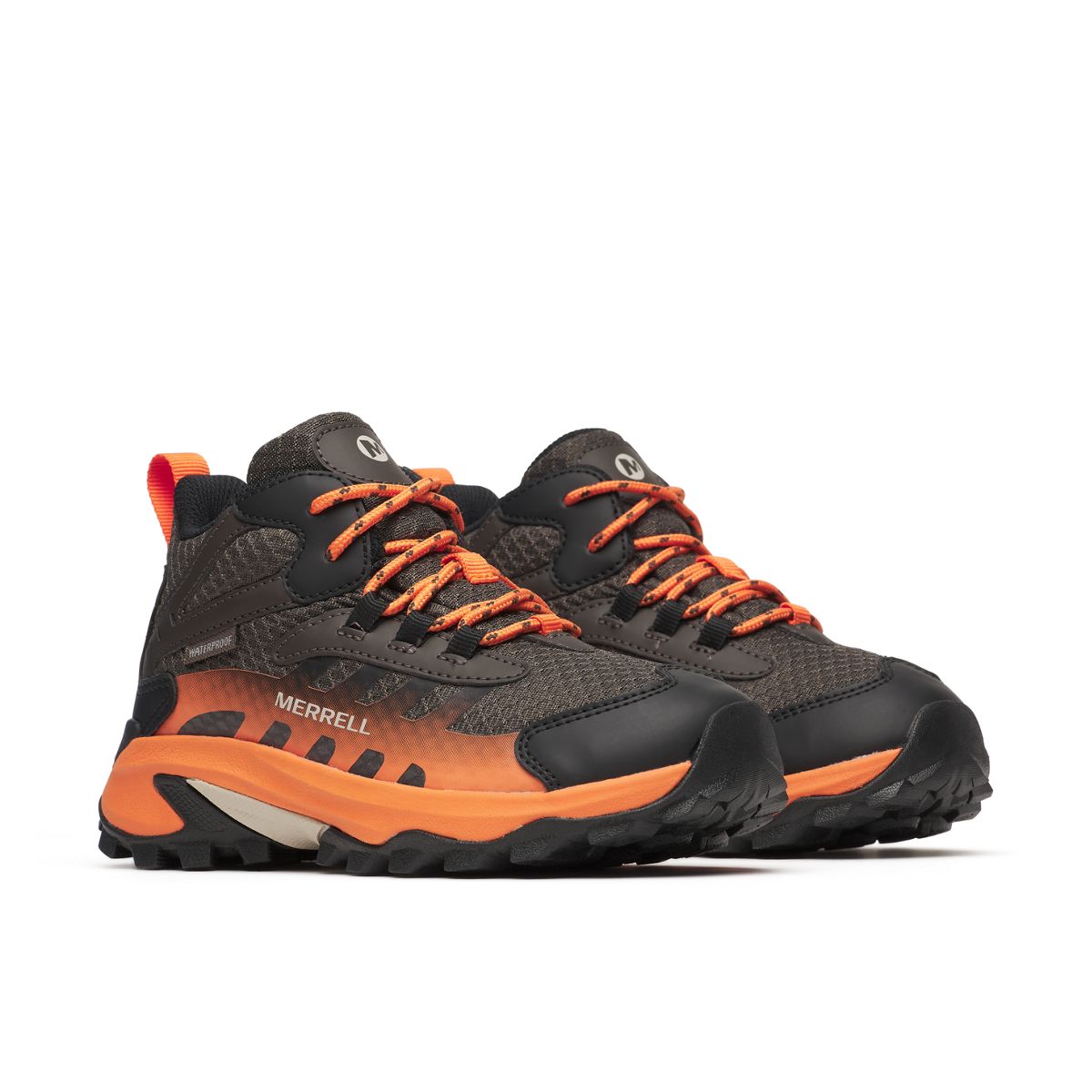 Moab Speed 2 Mid Waterproof, Gunsmoke/Orange, dynamic 2
