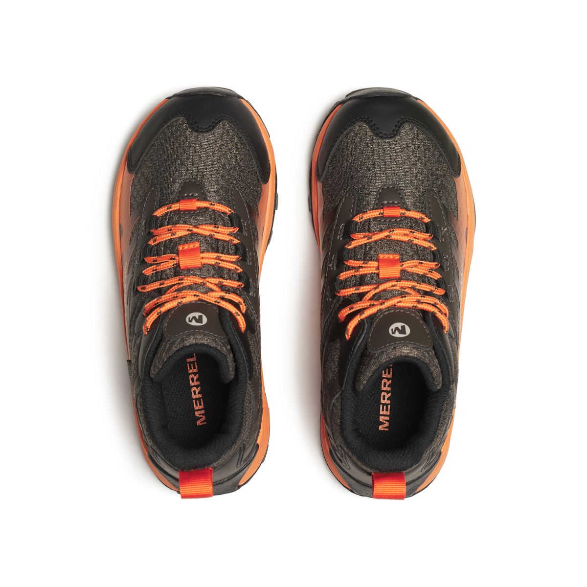 Moab Speed 2 Mid Waterproof, Gunsmoke/Orange, dynamic 3