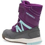 Snow Crush Waterproof Jr. Boot, Purple/Turquoise, dynamic