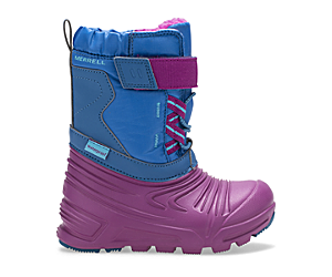 Snow Quest Lite 2.0 Waterproof Jr. Boot, Deep Turquoise, dynamic