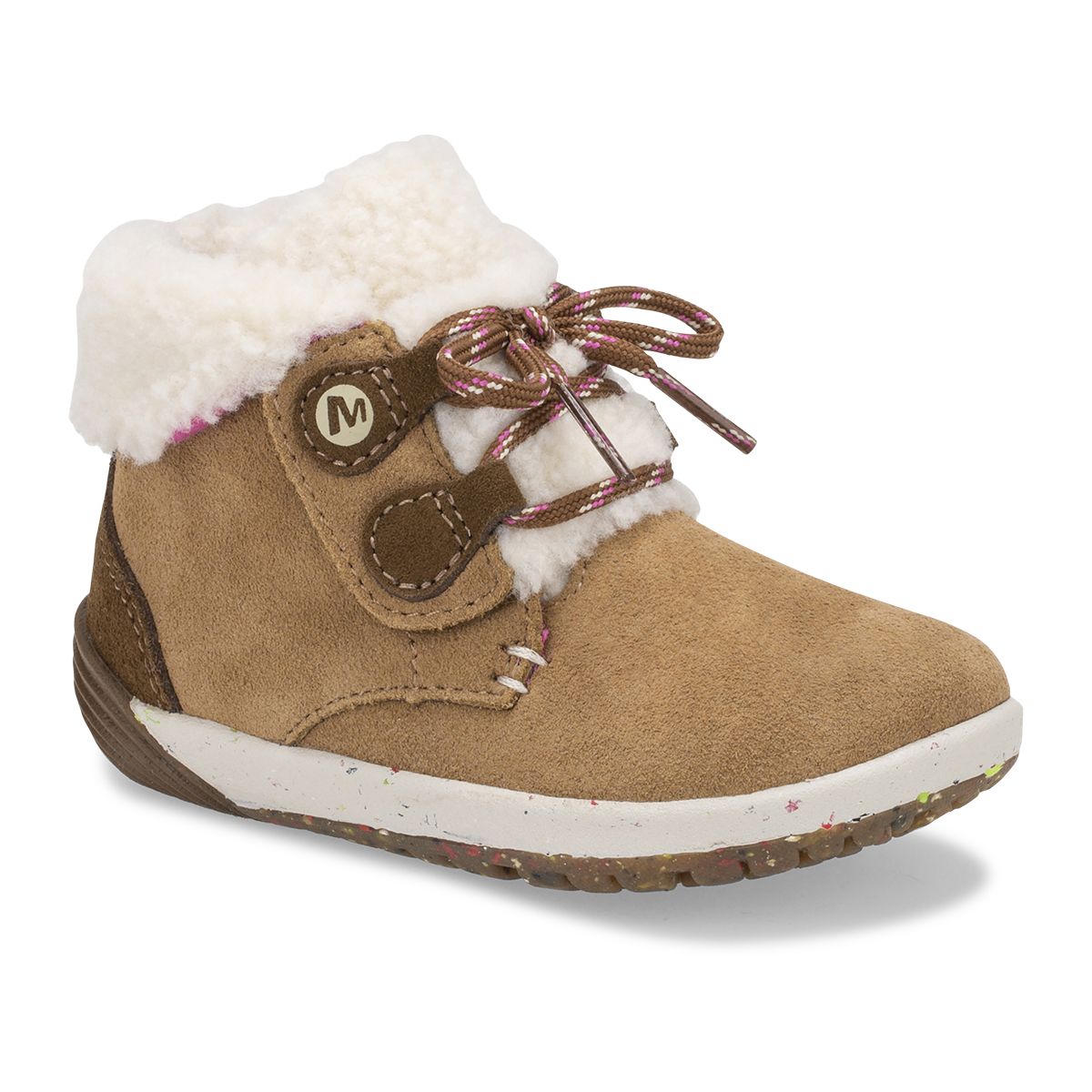 Bare Steps® Cocoa Jr. Boot, Chestnut Suede, dynamic 3